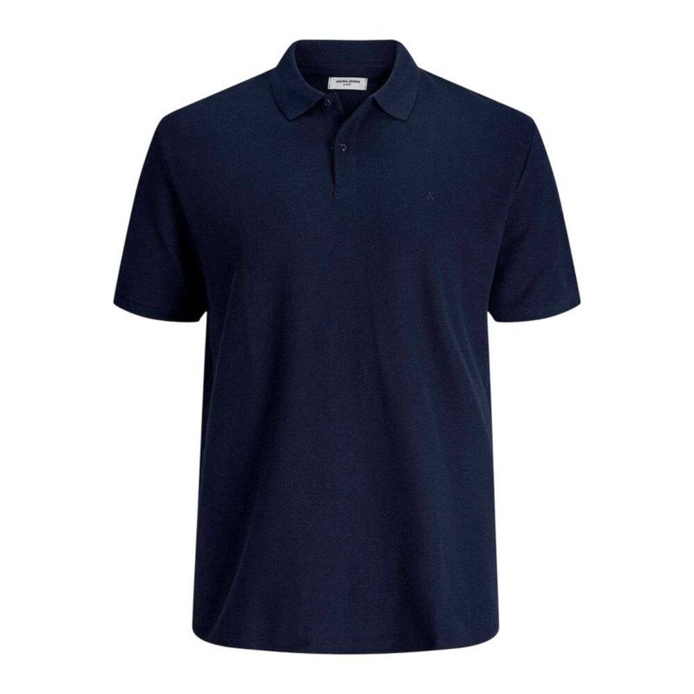 Jack And Jones Mens Austin Short-Sleeved Polo Shirt / Navy Blazer
